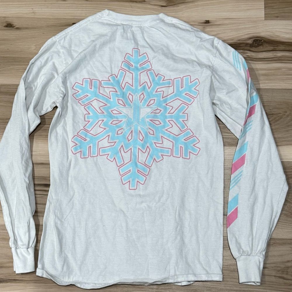 Jeffree Star Holiday Snowflake Long Sleeve Shirt Women’s Small